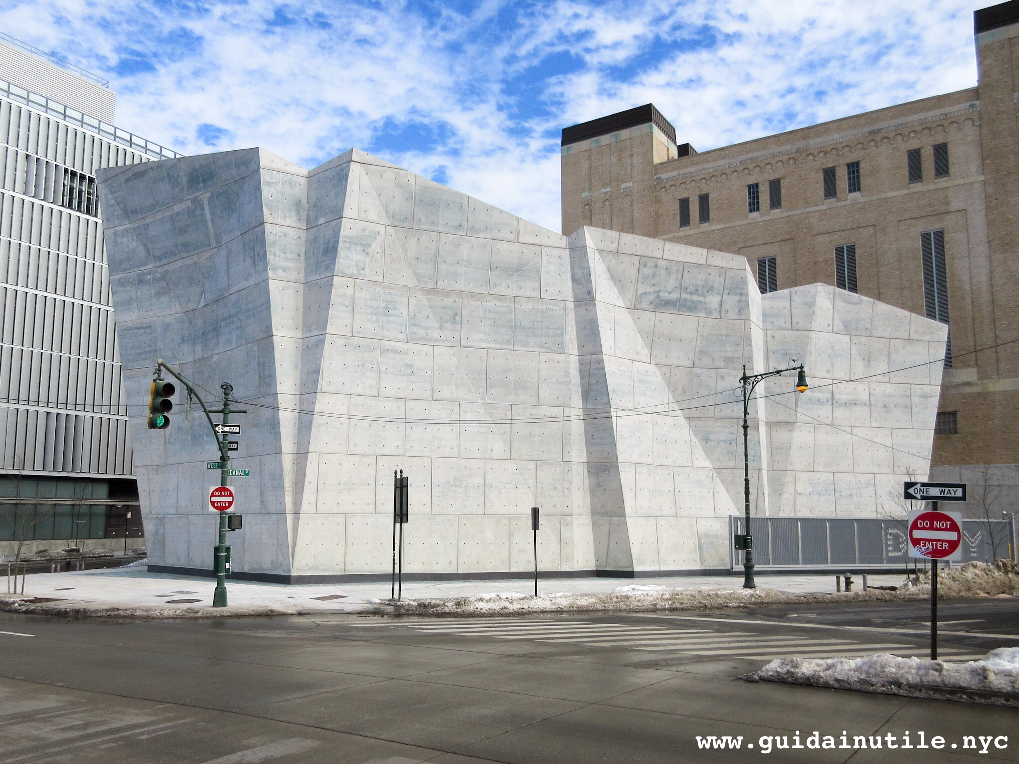 Architettura, Deposito sale stradale, Salt Shed, Hudson Square, Manhattan, New York City