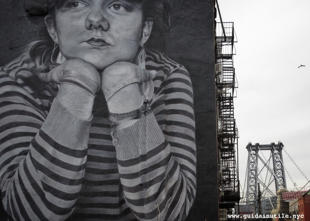 New York, Brooklyn, Williamsburg, graffiti, bridge