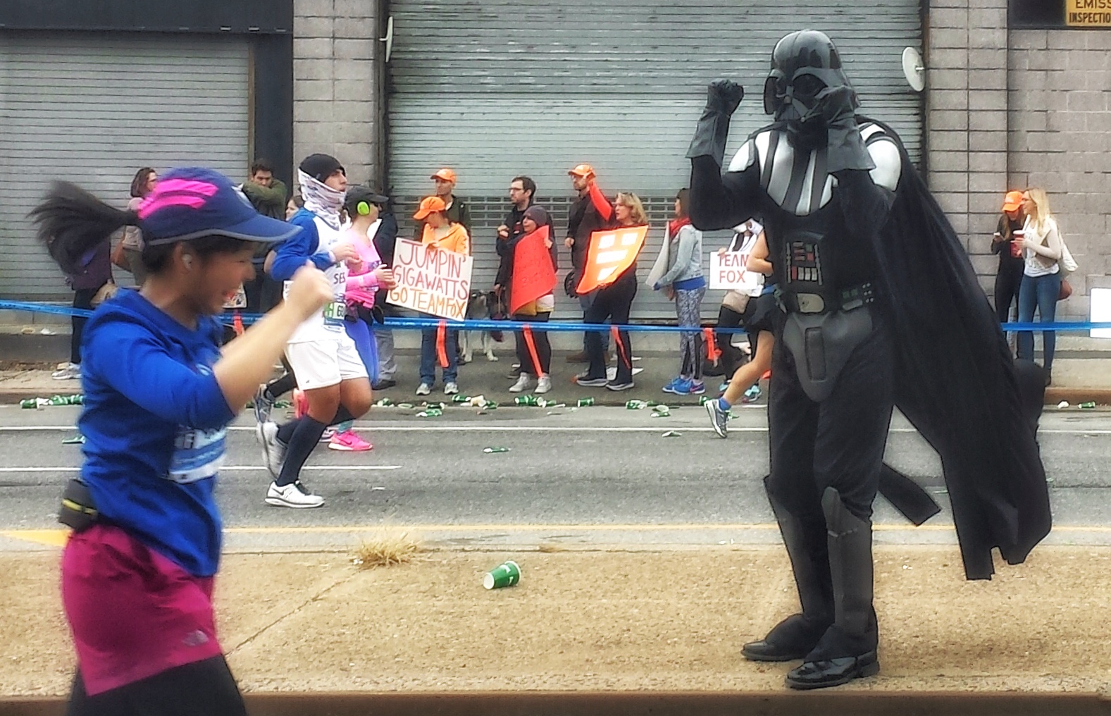 Darth Vader, New York Marathon, Brooklyn