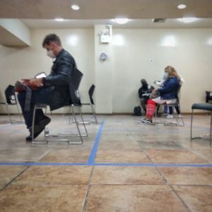 New York, Brooklyn, Bedford-Suyvesant, vaccination site