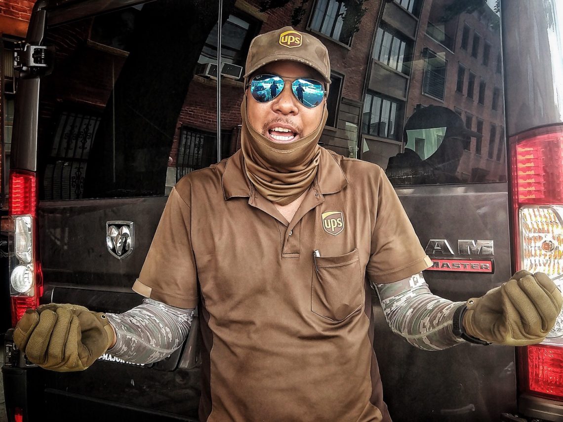 Elvin “The UPS Guy” in Gowanus, Brooklyn